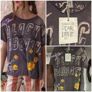 NWT Magnolia Pearl BLACK SABBATH After Forever Tee O/S